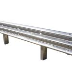 Customized Color Steel Roadside Thrie Beam Highway Guardrail with Q345 SJ345R