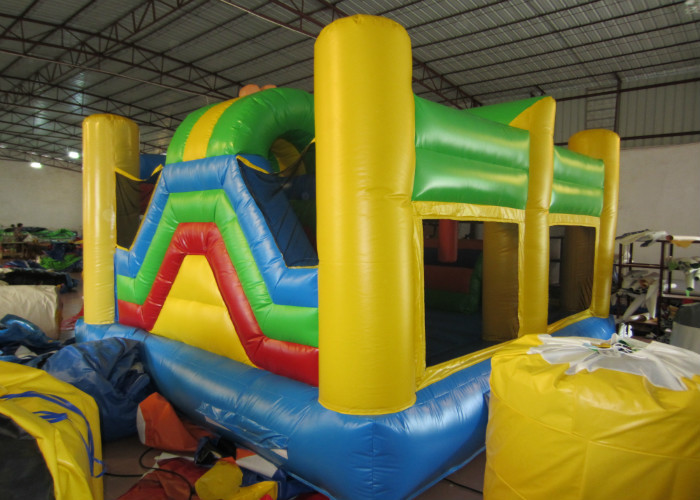 Circus clown inflatable combo house waterproof PVC fabric inflatable clown jumping combo classic inflatable clown bouncy