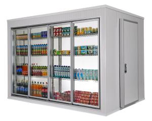 Quality R404a Commercial Beverage Display Cooler With Glass Doors wholesale