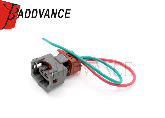 Gray Color 2 Pin Automotive Pigtail Connector For Japanese Cars ISO9001