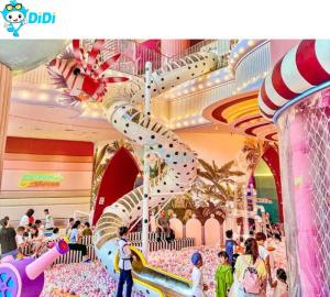 Quality Sweet Color Naughty Castle Kids Sports Playground Indoor Play Center Indoor Playground wholesale