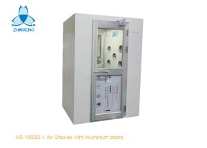 Quality Single Person Cleanroom Air Shower With Aluminum Swing Doors wholesale