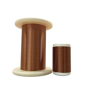 Quality Enameled Copper High Temperature Magnet Wire Thermal Class 220 AWG 38-8 Natural Color wholesale