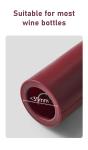 Black Red ABS Rechargeable Electric Bottle Opener 3 Hours Charging Time