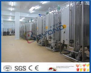 Quality 5000 LPH Beverage Production Line Fruit Juice Powder Mixing And Sterilizing Plant wholesale