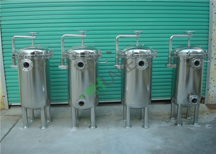 Multi Cartridge Stainless Steel Water Filter Housing SS304 SS316 For Water Treatment