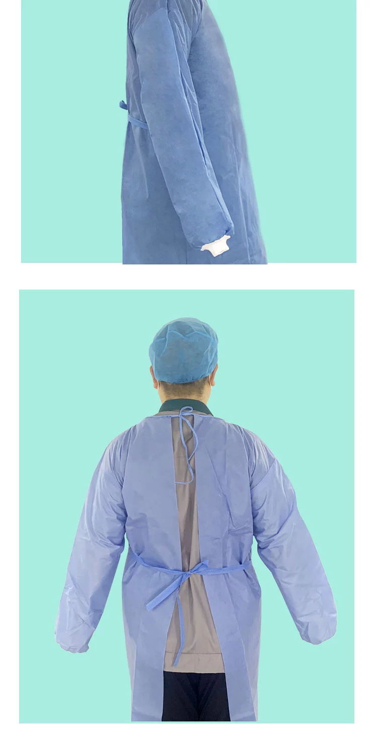 Prevent Liquid Penetration Sms 115x137cm Disposable Hospital Gowns