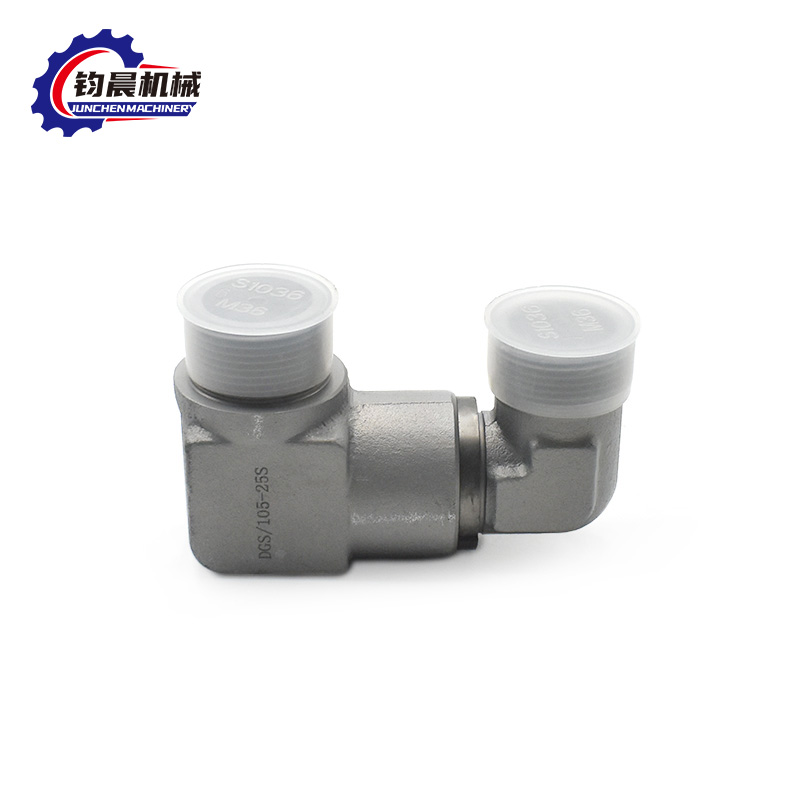 Hydraulic Carbon Steel 90 Degree Elbow with Flange Connection and Thread Pipe Joint