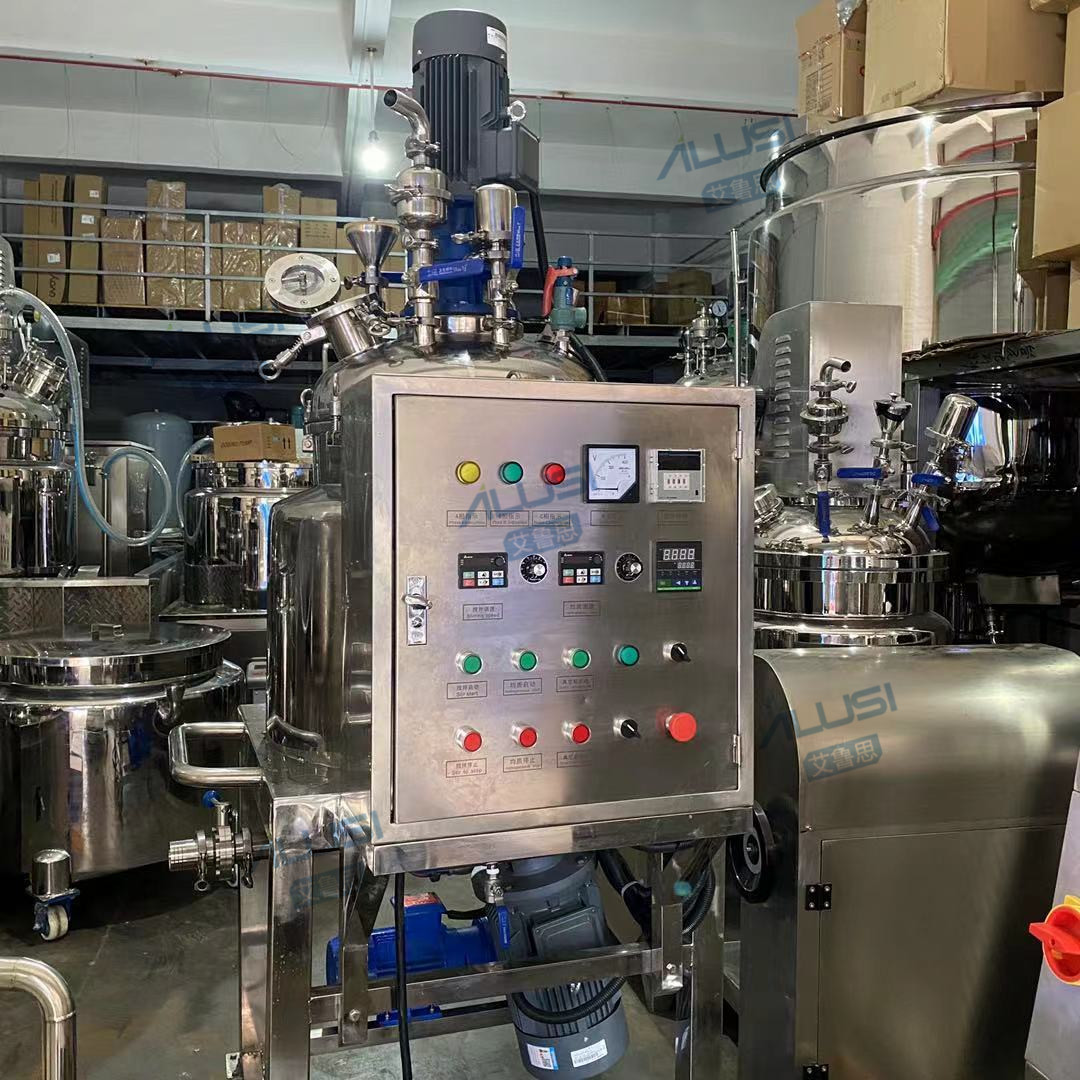 500L Movable Liquid Mixer Tank Customized CE ISO Certification cream ointment production line ointment production line