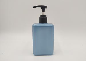Quality 250ml Square Flat PET Empty Shampoo Bottle , Luxury Cosmetic Bottles OEM / ODM wholesale