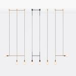 Tube Long Chandelier Lighting Kitchen Bar Dining room minimalist chandelier(WH