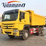 10 Wheels 371hp 6x4 Used 25 Ton Howo Dump Truck With Cargo Tank Length 5.3-6.2M