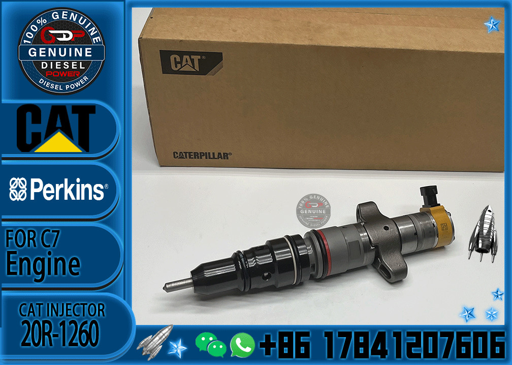 Diesel Engine Parts Common Rail Fuel Injector 20R-1260 for CAT C7 Diesel Engine CNDIP Factory price