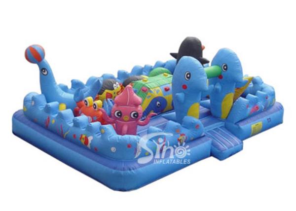 Commercial kid inflatable playground made of lead free pvc tarpaulin from China