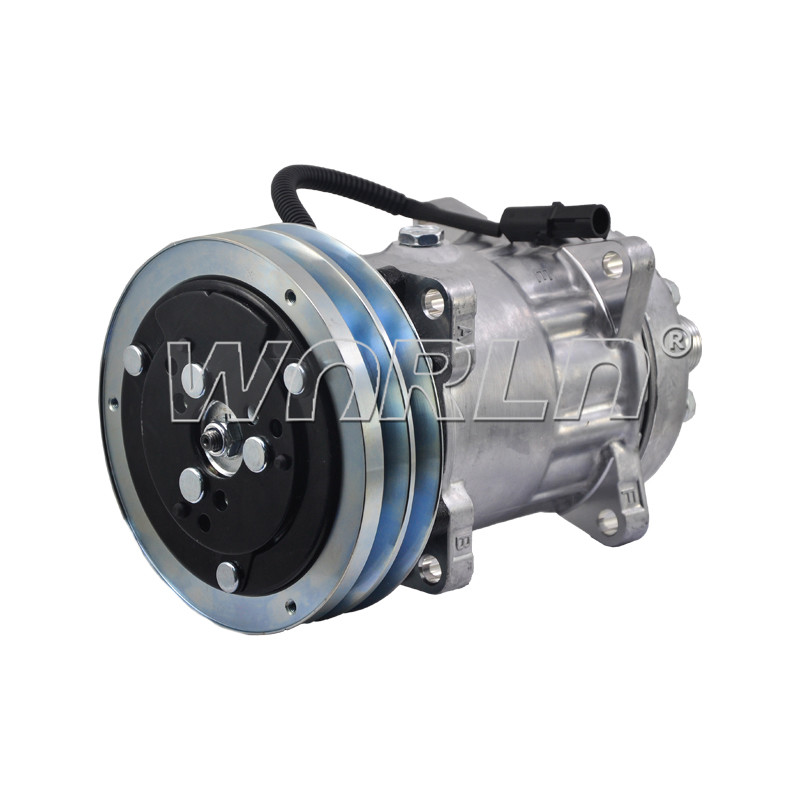 24V Truck AC Compressor RC.600.328 1990760C1 1990760C2 1990760C3 For Caterpillar NewHolland WXTK243