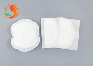 Quality 6 Layers Disposable Breast Pad Cellulose White Decorative Border Print LOGO wholesale