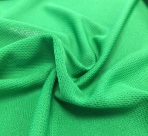 Quality 100% polyester wicking high quality of smooth handfeel big mesh eyeylet knitted fabric wholesale