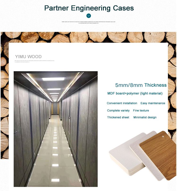Waterproof Mdf Wooden Board Wall PVC Melamine Coated MDF Anti Static