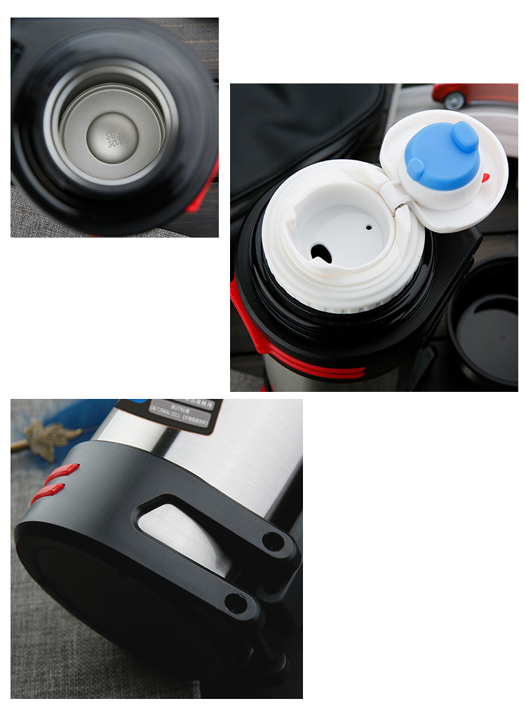 2l Thermos Flask Large Capacity Stainless Steel Coffee Pot Vacuum Tea Water Kettle Jug