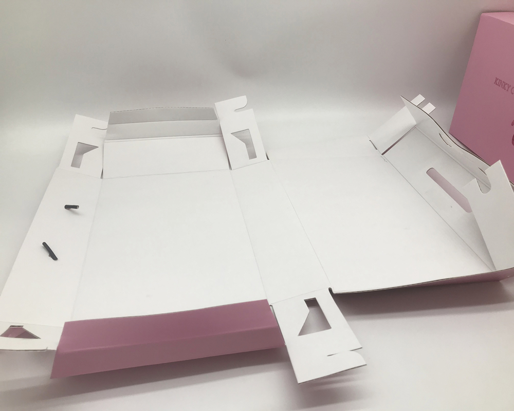 Custom Printed Kraft Recycled Cardboard Mailers Apparel Clothing Packaging Box