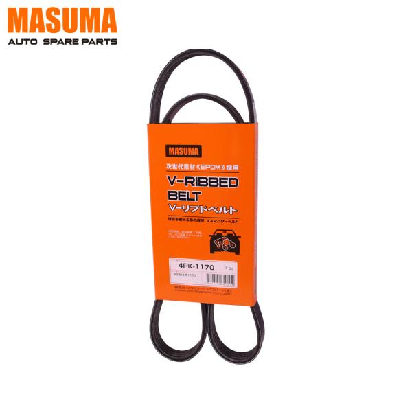 Rubber V Belt 4PK-1170 MASUMA Auto Accessories Transmission Parts for TOYOTA