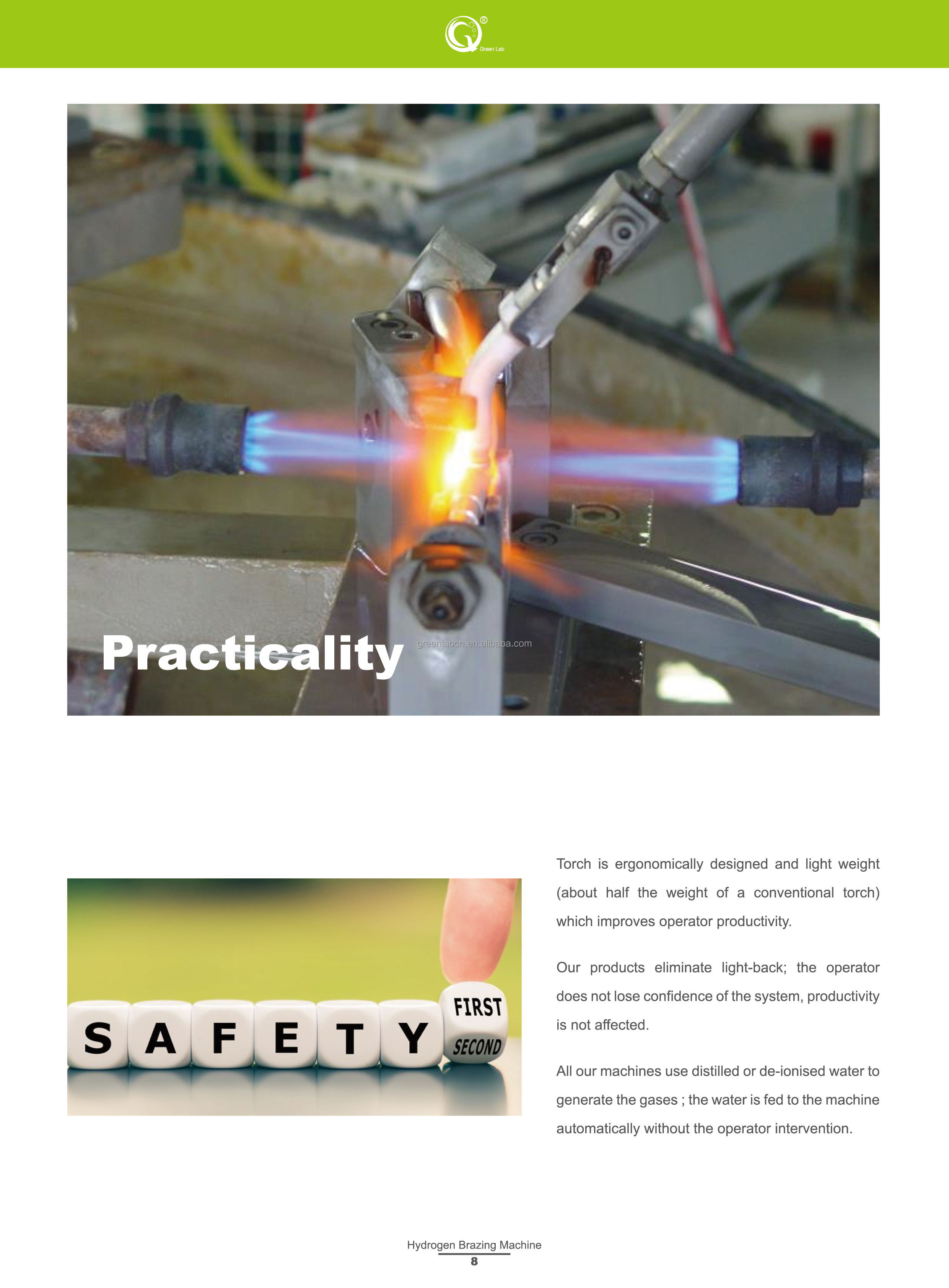 700W PEM Water Electrolysis Gas Flame Torch Oxygen Hydrogen Welding Brazing Soldering Equipment