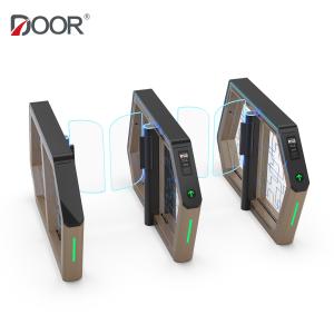 Quality High Speed Stainless Steel Fingerprint Turnstile Swing Gating Turnstiles 80kg wholesale