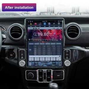 Quality 128G Jeep Wrangler Car Stereo Head Unit Single Din 13 Inch 1920*1080 wholesale