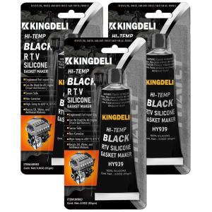 Quality 85g High Temperature Silicone Sealant , Black RTV Gasket Maker For Automotive wholesale