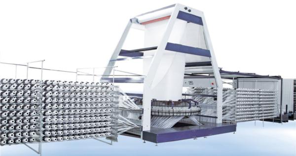 12 Shuttles Plastic Bag Making Machine , Woven Sack Making Machine Centrifugal