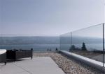 Frameless Glass Railing Aluminum U Channel Base Glass Balcony Railing