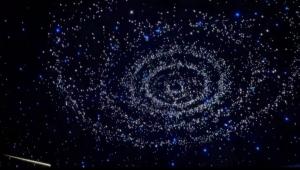 Quality Starry Sky Polyester Ceiling Tiles Decorative Cinema Room 600mmx600mm wholesale