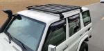 Black Steel Roof Tray Roof Rack for Toyota Land Cruiser LC79 SUV Fj Cruiser and