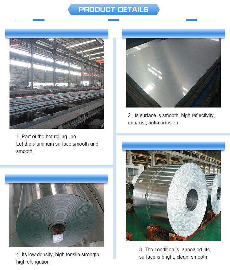 H12 H18 H24 H26 H28 5052-H32 1100-H14 Rolled Aluminum Coil 3003 5005 6063