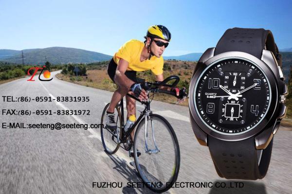 Mature color available silicone band customized dial wrist watches for young