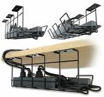 Home Office Desk Mount Cable Management Tray Non-folding Rack Storage Holders