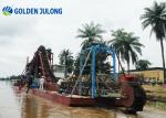 Durable Performance Chain Ladder Dredger 60 Bucket Gold Mining Dredger For Hard