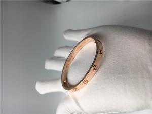 Quality Pink Gold Luxury Diamond Jewelry Love Bracelet B6035617 Without Diamonds wholesale