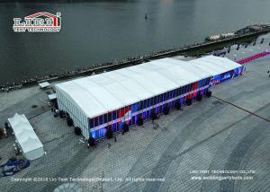 Quality 20x45m PVC Fabric Double Decker Tent For Car Launch Events wholesale