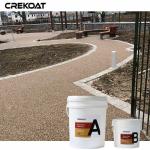 High-Gloss Epoxy Resin Washed Pebble Stone Epoxy Anti-Slip For Safety