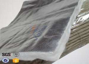 Quality Insulation Jacket Needle Punched Fibreglass Matting 120kg/m3 7mm Thickness wholesale