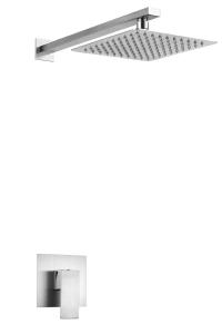 Quality Square 8 Inch Shower Head And Mixer Set Stainless Steel 304 Material wholesale