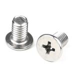 100% QC Tested Stainless Steel Flat Phillips M5 X 8mm Machine Screws for
