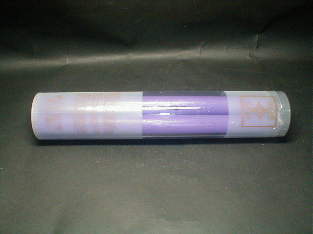 4pk 100% paraffin colored & scented dinner candle packed into gift box