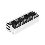 LPJ46614AENL 10/100 Base-T Tab Down Green/Yellow LED 1x4 Port POE RJ45 Magnetic
