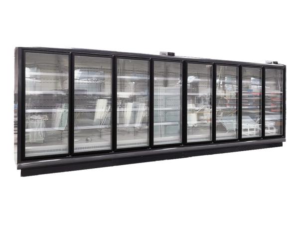 Supermarket Commercial Display Freezer, Multideck Glass Door Freezer for Ice