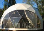 Breathable Big Transparent Geodesic Dome Tent With Steel Frame Affordable Luxury