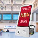 21.5 Inch Touch Screen POS Terminal , Desktop Countertop Self Service Payment