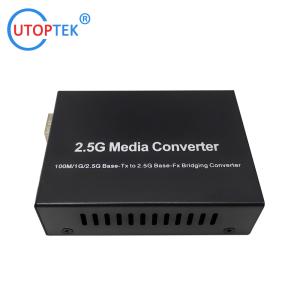Quality China Factory OEM 2.5GB SFP to RJ45 Fiber Media Converter with high quality best price wholesale