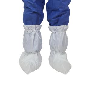 Quality Chemical Resistance Disposable Boot Cover Anti Slip Film 20-75gsm wholesale
